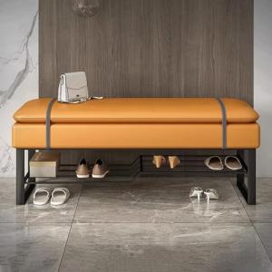 Banco zapatero con almacenamiento, asiento otomano multifun…