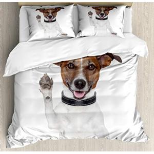 ABAKUHAUS Jack Russell Funda Nórdica, Bebé del Amante del P…