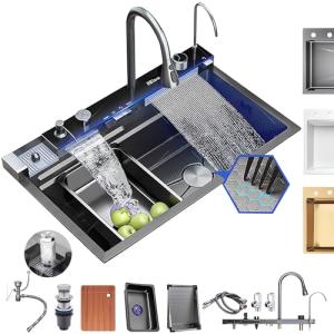 Coubird Fregadero viral multifuncional 80x45 CM, Fregadero…