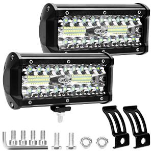 2pcs Foco Led Tractor, 7" 240W 24000LM Super Bright y Poten…