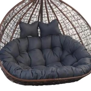 Cojín doble para silla colgante para exteriores, para 2 per…