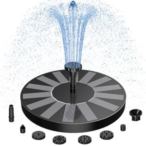 AISITIN Fuente Solar para Exterior 2025 Upgrade (φ160 mm) c…