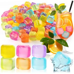 COM-FOUR® 120x Cubitos de Hielo Reutilizables en fantástico…