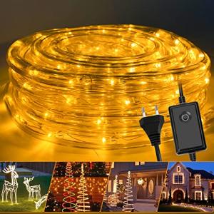 Fiqops Manguera LED Exterior, 50m Tubo LED Impermeable, Led…