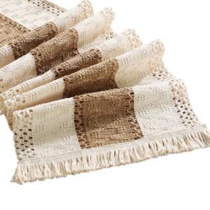 Camino de Mesa de Macramé, Camino de Mesa Boho Chic, Camino…