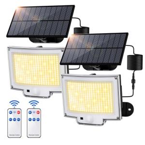 SIGRILL 318 LED Focos Solares Exterior con Sensor de Movimi…