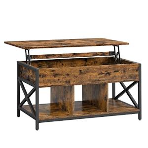VASAGLE Mesa de Centro con Tablero Elevable, Mesa de Café,…