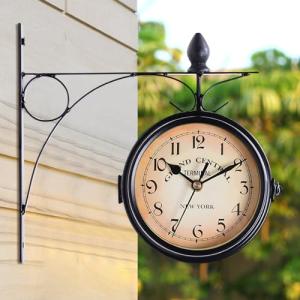 Kamanan Reloj de pared de jardín, diámetro de 12 cm, redond…