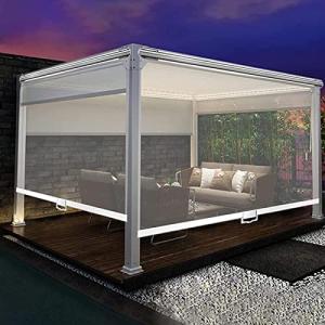 Persianas enrollables transparentes de plástico impermeable…