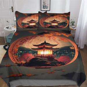 PPZYY Juego de ropa de cama de 3 piezas, funda nórdica suav…