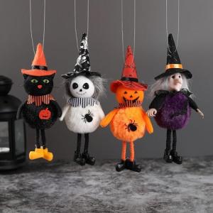 YUEMING 4PCS Halloween Decoración Colgante, Brujas Colgante…