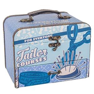Caja Costura Decorativa con Set de Costura de Madera " Tail…