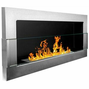 Chimenea de gel de 900 x 400 mm, bioetanol, chimenea de par…