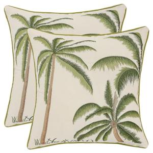 Tosleo Juego de 2 fundas de cojín de verano de 45 x 45 cm,…