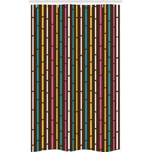 ABAKUHAUS asiático Cortina para baño, Palillos de bambú del…