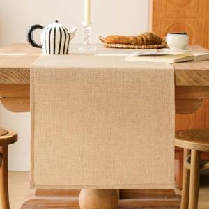 Camino de Mesa Beige Primaveral Moderno Lavable Decoración…