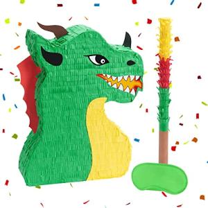 Piñata de Dragón - Decoraciones de Fiesta de Dragón Paquete…