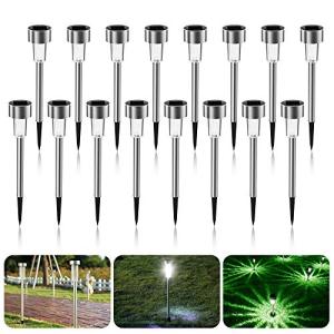 16 luces solares para jardín, lámpara solar de jardín de ac…