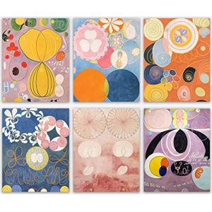 Hilma Af Klint Decoración de pared, pinturas abstractas mod…