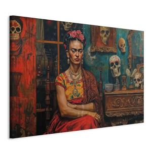 murando - Cuadro en Lienzo Frida Kahlo 120x80 cm 1 Pieza -…