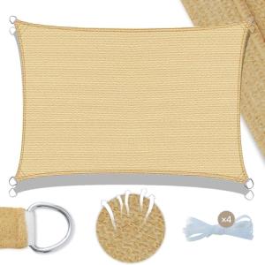 UMI Toldo Vela 2,5x4m Rectangular Protección Rayos UV HDPE…