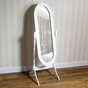 Vida Designs Nishano-Espejo de pie, Color Blanco, 48 x 41 x…