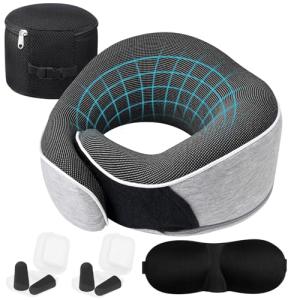 TEGOVE Almohada de Viaje para Cuello,Almohada de viaje para…