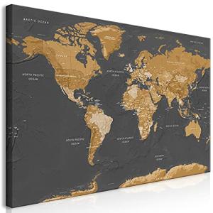murando Cuadro Mega XXXL Mapa del mundo 160x80 cm Cuadro en…