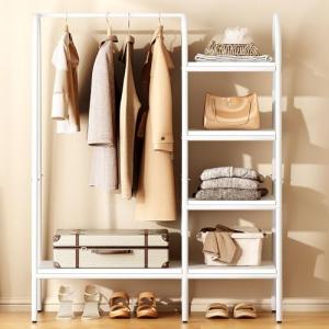 sogesfurniture Perchero con Barra para Ropa, Perchero indep…
