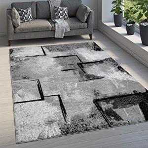 Paco Home Alfombra Salón Pelo Corto Vintage Motivo Moderno…