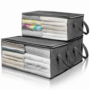 WOFDALY Organizador Armario Paquete De 3 Cajas De Almacenam…
