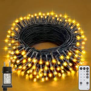 Realky Luces de Navidad, 26.2M 220 LED Luces de Árbol, 8 Mo…
