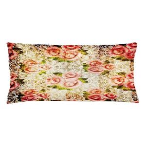 ABAKUHAUS Retro Funda para Almohada, Motivo Floral psicodél…