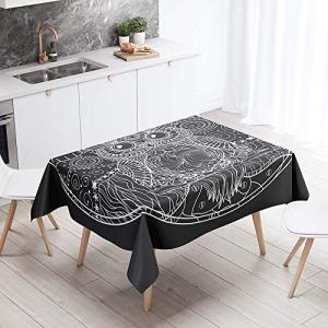 Chickwin Mantel para Mesa Impermeable Antimanchas, Impresió…