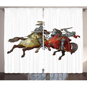 ABAKUHAUS Vistoso Cortinas, Caballeros Edad Media, Sala de…