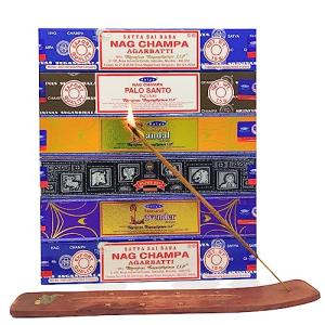 Incienso Nag Champa Pack 72 Sticks   Quemador Incienso – Ar…