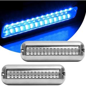 ALLOMN 2 luces LED marinas, 2 unidades, 12 V, 27 ledes, ace…