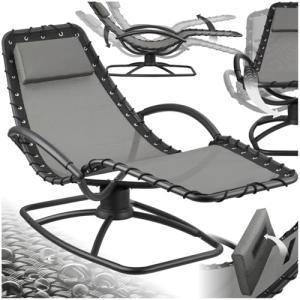 TecTake® Tumbona Jardin Exterior, Mecedora Jardin Ergonómic…