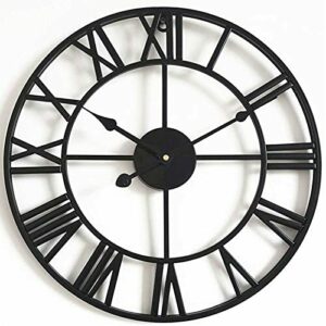 OUUUKL Reloj de Pared de Jardín Grande Clásico Vintage de 8…
