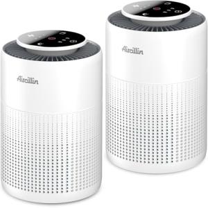 Aircillin 2 piezas Purificador de Aire, Air Purifier Cubre…