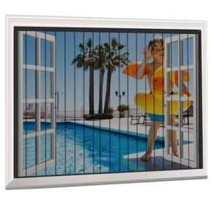 XHBJSH Mosquitera Para Ventanas 160x230cm Negro Malla Antim…