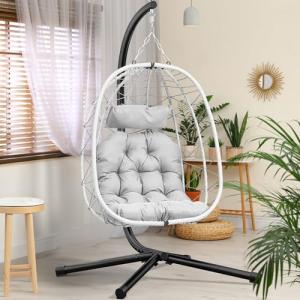 YITAHOME Silla Huevo Colgante con Soporte Carga Máx. 150 kg…