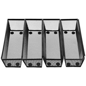 Organizador de cubiertos para cajones, 4 unidades, organiza…