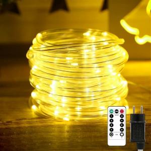 Cuerda de Luces LED Exterior, 20 m 200 LED Luces de Cuerda…