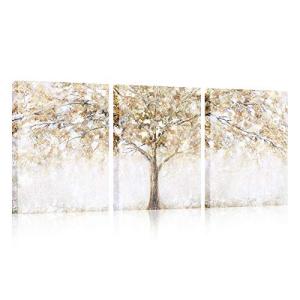 3 Paneles árbol Marco de madera Cuadro Modernos Lienzo Pint…