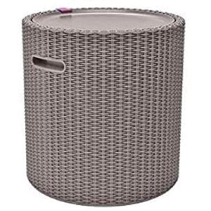 Keter Stool, Capacidad 39 litros Mesa nevera para terraza o…