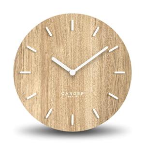 Cander Berlin MNU 2730 B Reloj de pared silencioso de mader…