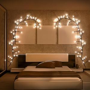 Wopigh Ramas de luces LED para interior, Cadena de Luces co…