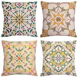 Boho Cojines Exterior Impermeable Terciopelo Fundas Cojines…