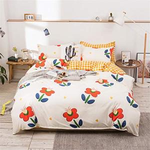 Chickwin Juego de Ropa de Cama 3 Piezas, Planta Flores Esta…